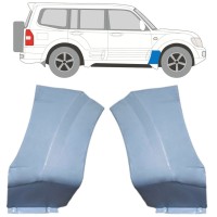 Opravný plech predného blatníka pre Mitsubishi Pajero 1999-2006 / Ľavá+Pravá / Sada 16903