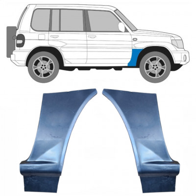 Opravný plech predného blatníka pre Mitsubishi Pajero Pinin 1998- / Ľavá+Pravá / Sada 9298