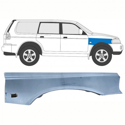 Opravný plech predného blatníka pre Mitsubishi Pajero Sport 1996-2008 / Pravá 8397