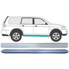 Opravný plech prahu vnútorný + vonkajší pre Mitsubishi Pajero Sport 1996-2008 / Vľavo = Vpravo (symetrické) / Sada 14873