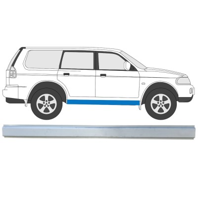 Opravný plech prahu vnútorný pre Mitsubishi Pajero Sport 1996-2008 / Vľavo = Vpravo (symetrické) 14871