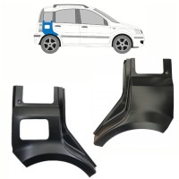 Lem zadného blatníka pre Fiat Panda 2003-2012 / Ľavá+Pravá / Sada 10753