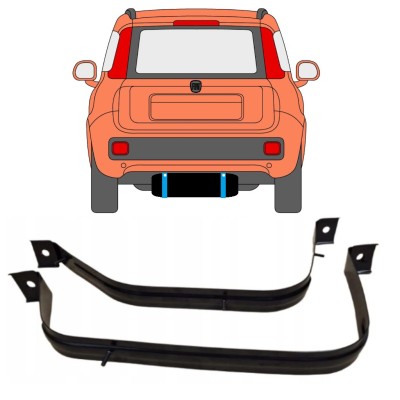 Objímky palivovej nádrže pre Fiat Panda 2012- 15028