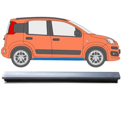 Opravný plech prahu pre Fiat Panda 2012- / Vľavo = Vpravo (symetrické) 14970