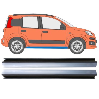 Opravný plech prahu pre Fiat Panda 2012- / Ľavá+Pravá / Sada 14971
