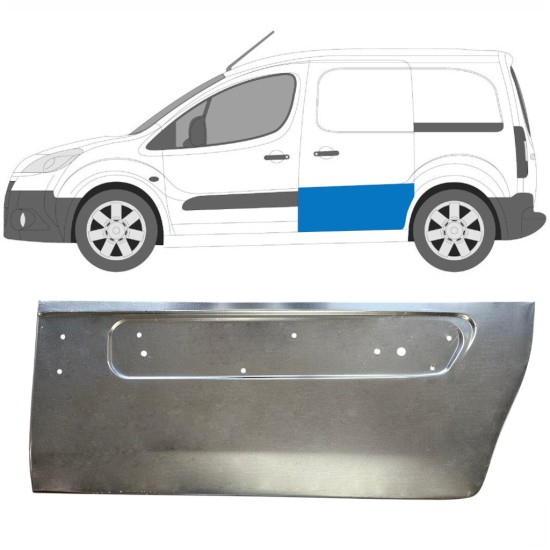 Opravný plech posuvných dverí pre Peugeot Partner 2008-2018 / Ľavý 16623