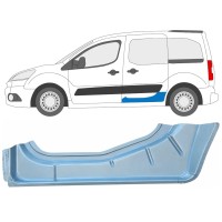 Opravný plech posuvných dverí vnútorný pre Citroen Berlingo 2008-2018 / Ľavý 17071