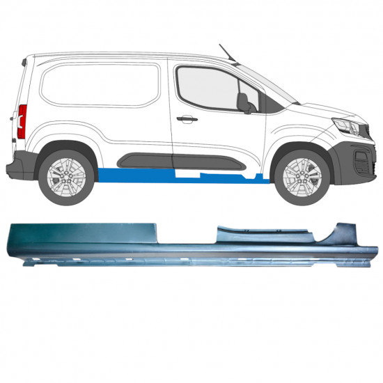 Kompletný prah pre Peugeot Partner 2018-2023 / Pravá 12878