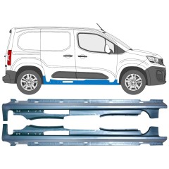 Kompletný prah pre Citroen Berlingo 2018-2023 / Ľavý / Pravá / Ľavá+Pravá / Sada 13364