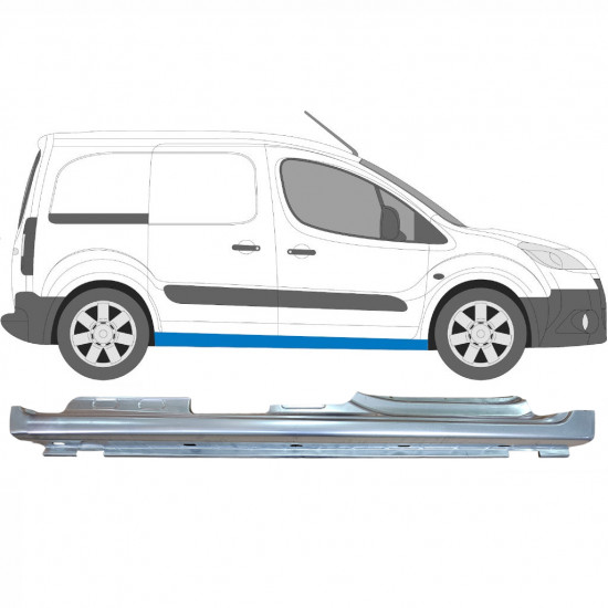 Opravný plech prahu pre Peugeot Partner C Berlingo 2008- / Pravá 5406