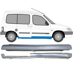 Kompletný prah pre Peugeot Partner 1996-2008 / Pravá / Sada 9417