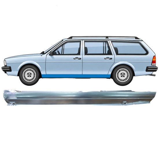 Kompletný prah pre Volkswagen Passat B2 1980-1988 / Ľavý / COMBI / SEDAN / HATCHBACK 7109