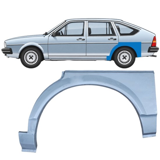 Lem zadného blatníka pre Volkswagen Passat B2 1980-1988 / Ľavý / SEDAN / HATCHBACK 8090