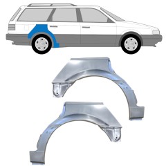 Lem zadného blatníka pre Volkswagen Passat B3 1988-1993 / Ľavá+Pravá / COMBI / Sada 14521