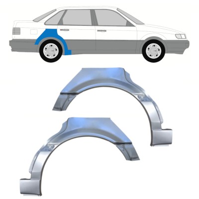 Lem zadného blatníka pre Volkswagen Passat B4 1993-1996 / Ľavá+Pravá / Sada 16082