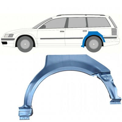 Lem zadného blatníka pre VW Passat B5 1996-2005 / Ľavý / COMBI 8920