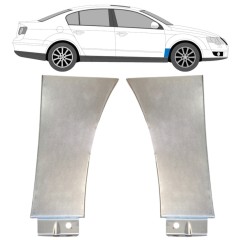 Opravný plech predného blatníka pre Volkswagen Passat B6 2005-2010 / Ľavá+Pravá / Sada 14697
