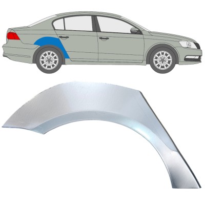 Lem zadného blatníka pre Volkswagen Passat B7 2010-2015 / Pravá 16352