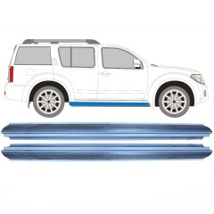 Opravný plech prahu pre Nissan Pathfinder R51 2004-2013 / Vľavo = Vpravo (symetrické) / Sada 10365