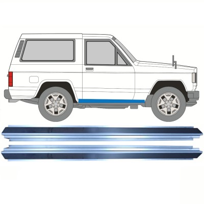 Opravný plech prahu pre Nissan Patrol K160 1979-1990 / Ľavá+Pravá / Sada 16291