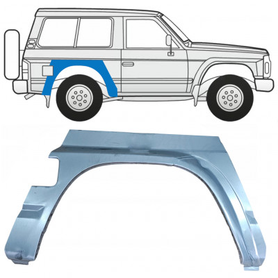 Lem zadného blatníka pre Nissan Patrol 1990-1997 / Pravá 11528