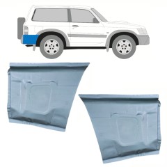 Lem zadného blatníka pre Nissan Patrol Y61 GY61 1997-2009 / Ľavá+Pravá / Sada 10168