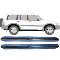 Opravný plech prahu pre Nissan Patrol Y61 GY61 1997-2009 / Vľavo = Vpravo (symetrické) / Sada 10284