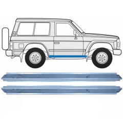 Opravný plech prahu pre Nissan Patrol Y60 GY60 1990-1997 / Vľavo = Vpravo (symetrické) / Sada 10465