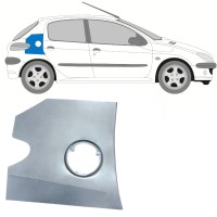 Opravný plech hrdla nádrže pre Peugeot 206 206+ 1998-2012 15017