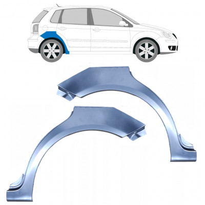 Lem zadného blatníka pre VW Polo 2001-2009 / Ľavá+Pravá / Sada 9222