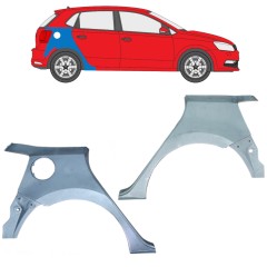 Lem zadného blatníka pre Volkswagen Polo 2009-2017 / Ľavá+Pravá / Sada 12670