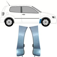 Opravný plech predného blatníka pre Volkswagen Polo 1994-1999 / Ľavá+Pravá / Sada 10264