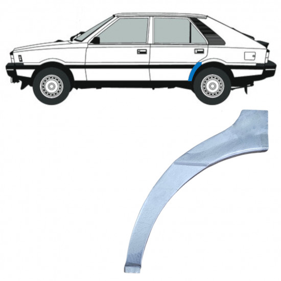 Lem zadného blatníka pre FSO Polonez 1978-2002 / Ľavý 12602