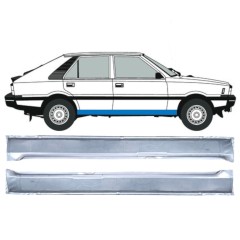 Opravný plech prahu pre FSO Polonez 1978-2002 / Ľavá+Pravá / Sada 12533