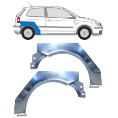 Lem zadného blatníka pre Volkswagen Polo 2001-2009 / Ľavá+Pravá / Sada 16261