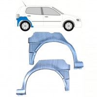 Opravný plech zadného blatníka spodná časť pre VW Polo 1994-1999 / Ľavá+Pravá / Sada 10196