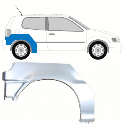 Lem zadného blatníka pre VW Polo 1994-1999 / Pravá 10191