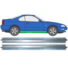 Opravný plech prahu pre Honda Prelude 1992-1997 / Ľavá+Pravá / Sada 11292