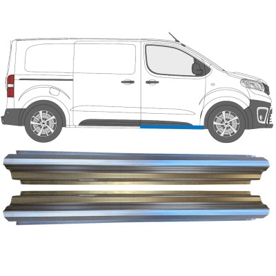 Opravný plech prahu predných dverí pre Toyota Proace Verso 2016- / Vľavo = Vpravo (symetrické) / Sada 14903