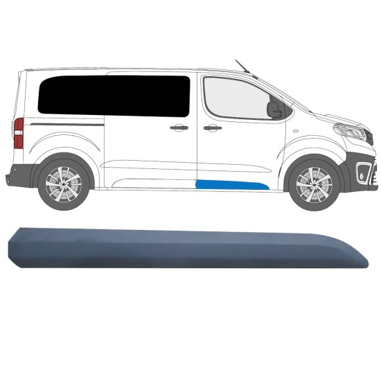 Lišta predných dverí pre Toyota Proace Verso 2016- / Pravá 14892 Lišta predných dverí pre Toyota Proace Verso 2016- / Pravá 14892