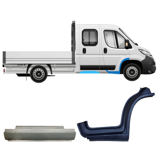 Opravný plech sada pre Toyota Proace Max 2024- / Pravá 16684