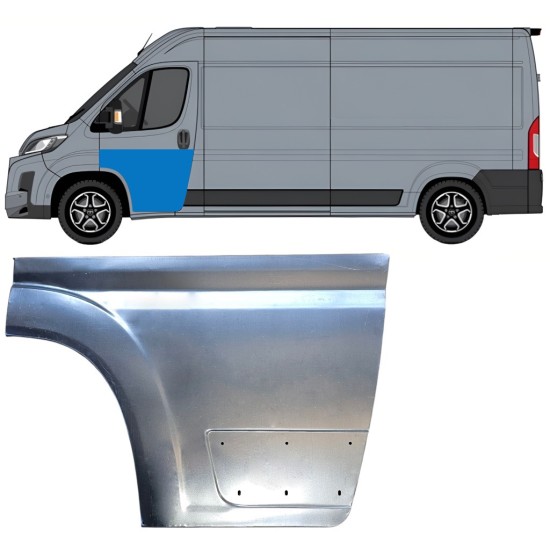 Opravný plech predných dverí pre Toyota Proace Max 2024- / Ľavý 16716