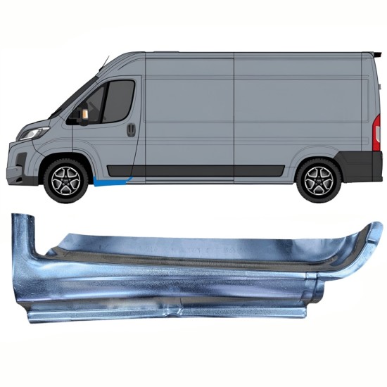 Opravný plech prahu predných dverí pre Toyota Proace Max 2024- / Ľavý 16630
