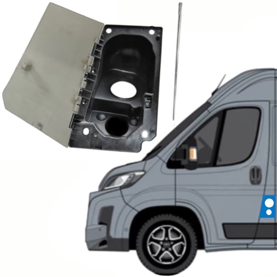 Dvierka palivovej nádrže EURO 6 ADBLUE pre Toyota Proace Max 2024- / Ľavý / Sada 15945