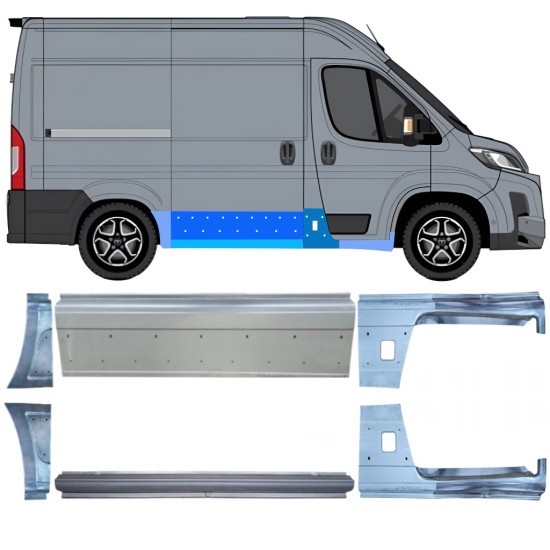 Opravný plech sada pre Toyota Proace Max 2024- / Ľavá+Pravá 16741