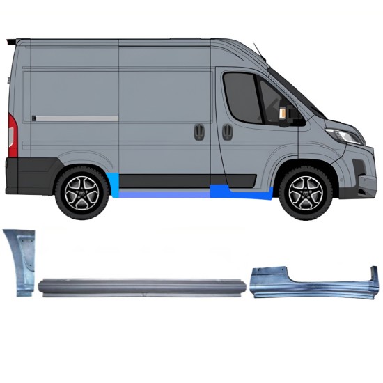 Opravný plech sada pre Toyota Proace Max 2024- / Pravá 16759
