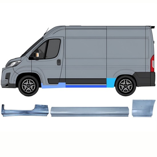 Opravný plech sada pre Toyota Proace Max 2024- / Ľavý / 16753
