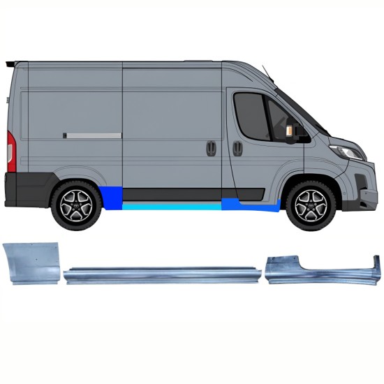 Opravný plech sada pre Toyota Proace Max 2024- / Pravá 16756