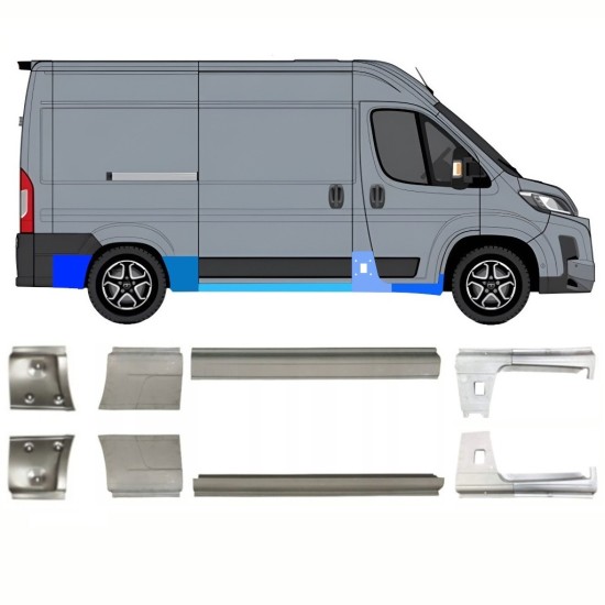 Opravný plech sada pre Toyota Proace Max 2024- / Ľavá+Pravá 16714