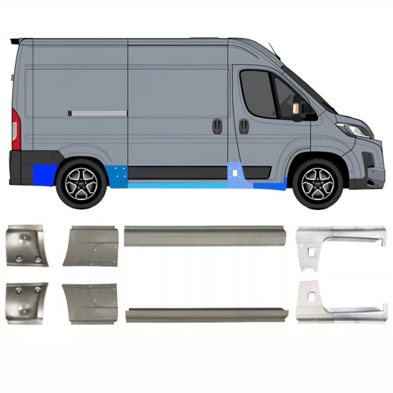 Opravný plech sada pre Toyota Proace Max 2024- / Ľavá+Pravá 16713